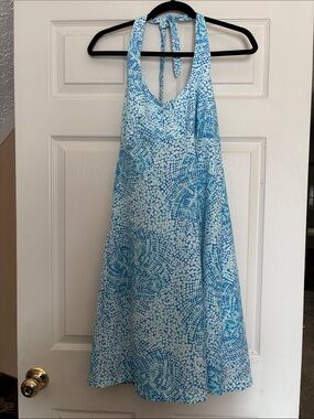 Columbia Women's Blue Halter Summer Dress